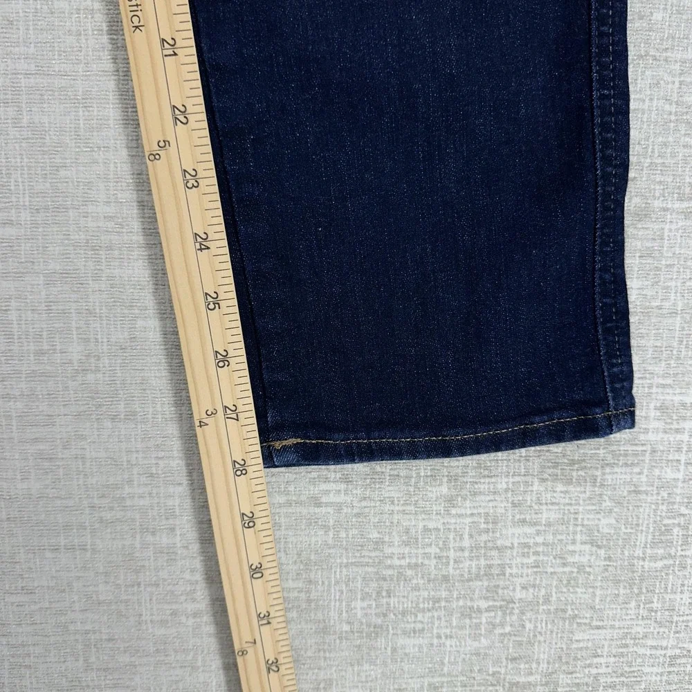 Chico's DefineMe‎ Denim Jeans Womens 14R Dark Wash High Rise Slim Leg Stretch